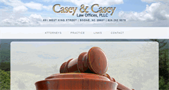 Desktop Screenshot of caseyandcaseylawoffices.com